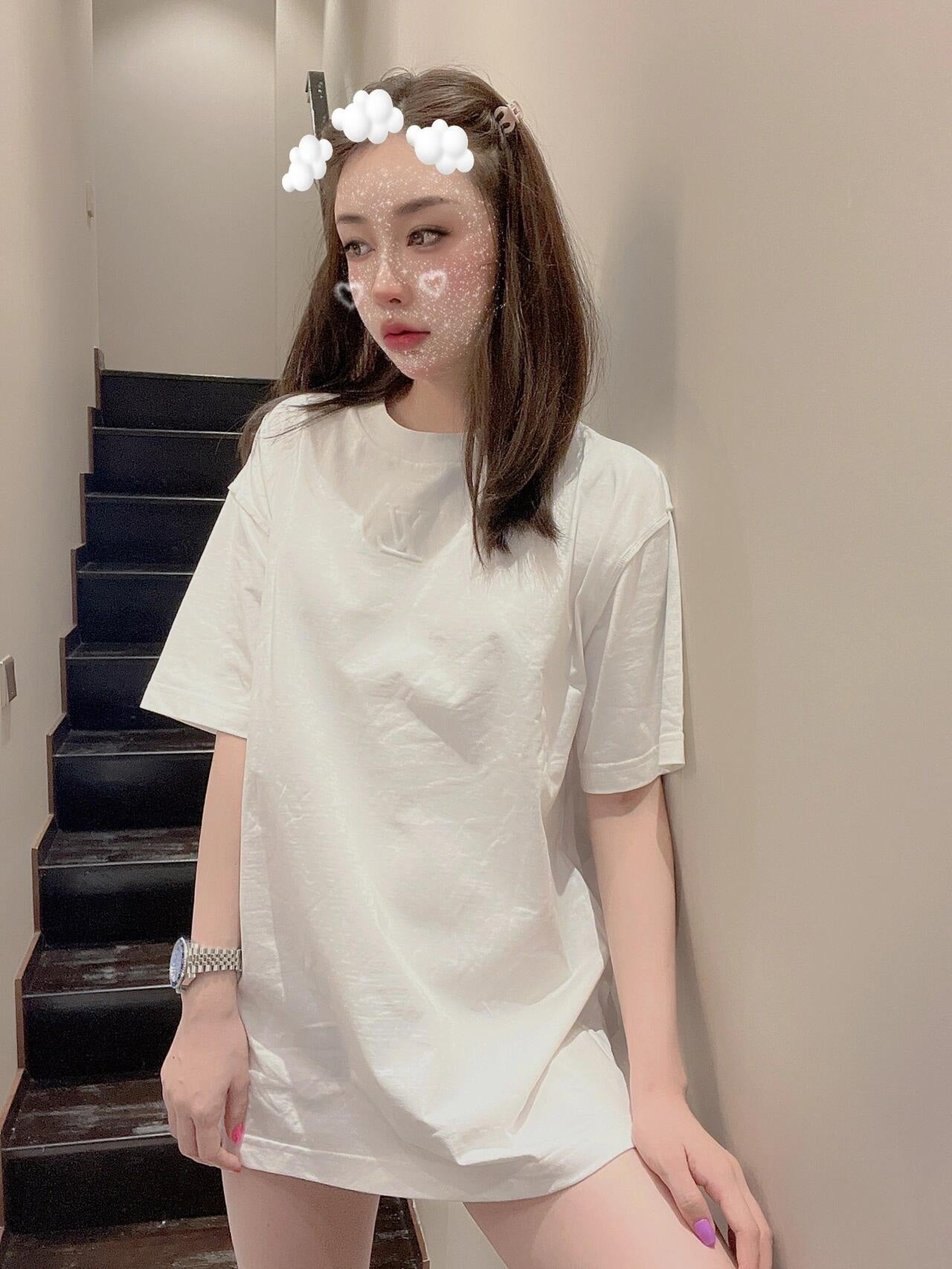 2026 New GS Logo Embossed Short-Sleeved T-Shirt (24019-A10)