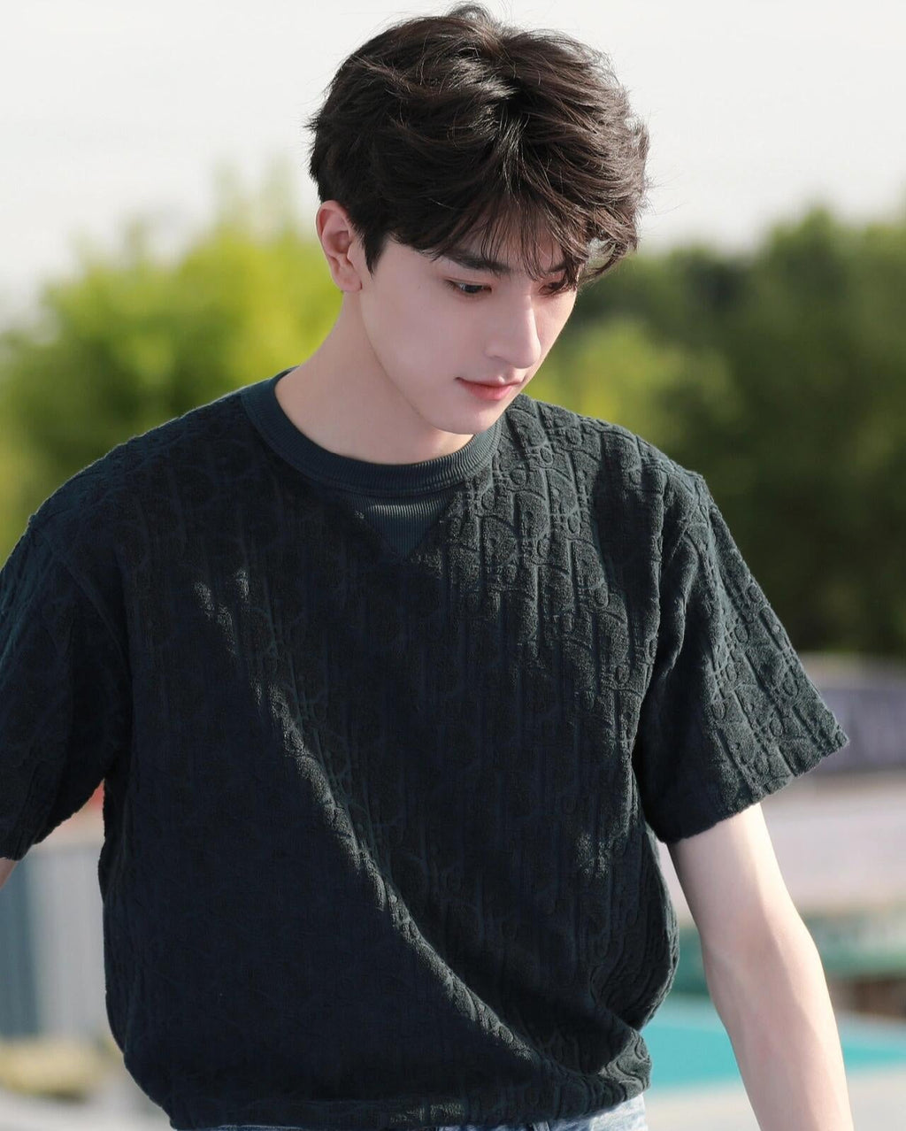 2026 New Style GS All-Over Print Letter Short-Sleeved T-Shirt (24026-A25)