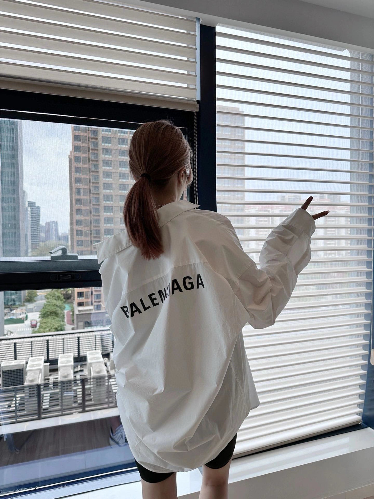 2026 new GS printed shirt jacket (25207-B50)