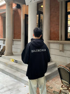 2026 New Arrival: GS Rhinestone-Embellished Hooded Distressed Sweatshirt (25252-B80)