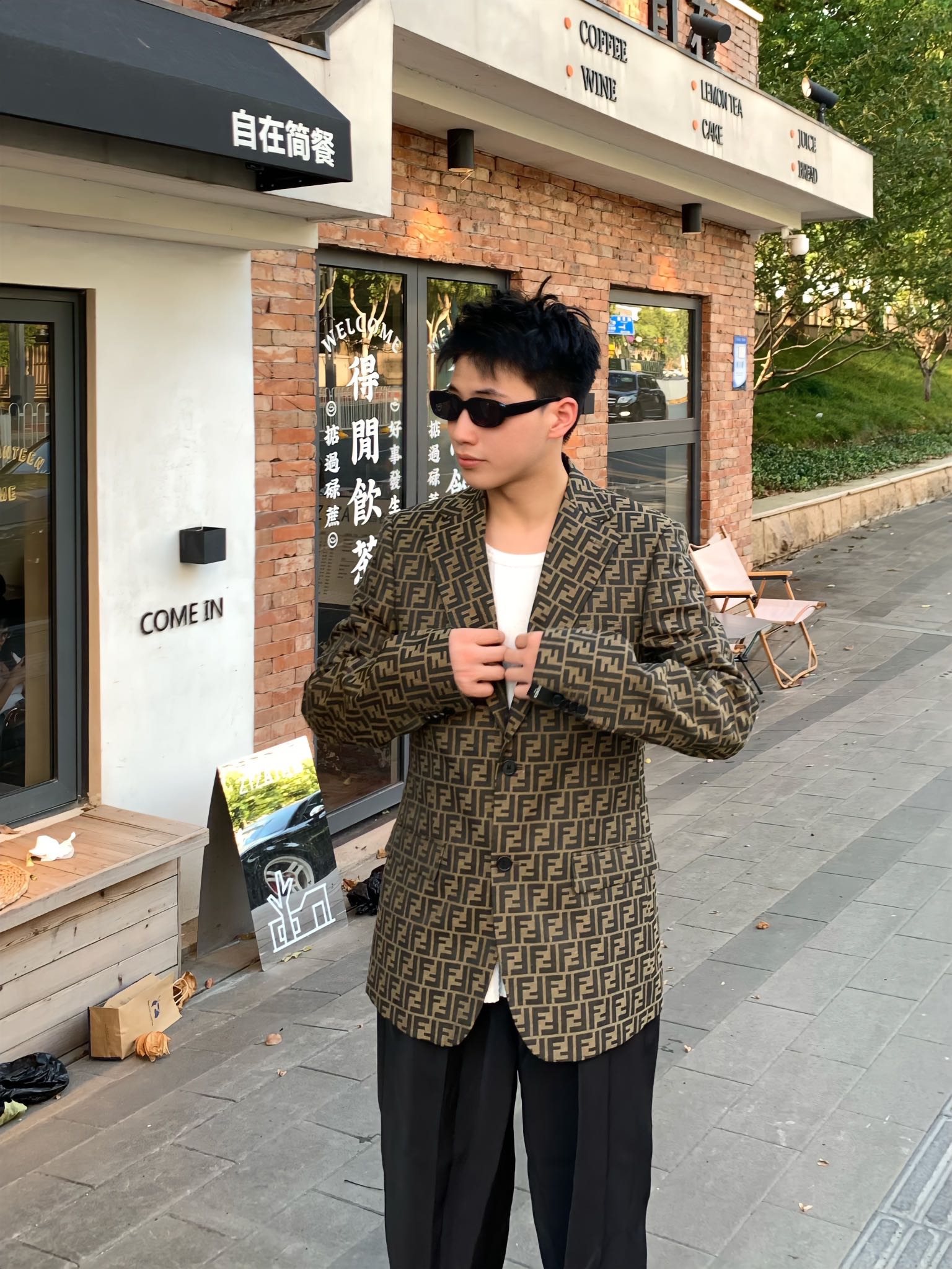 2026 New GS All-Over Print Suit (55039-D30)