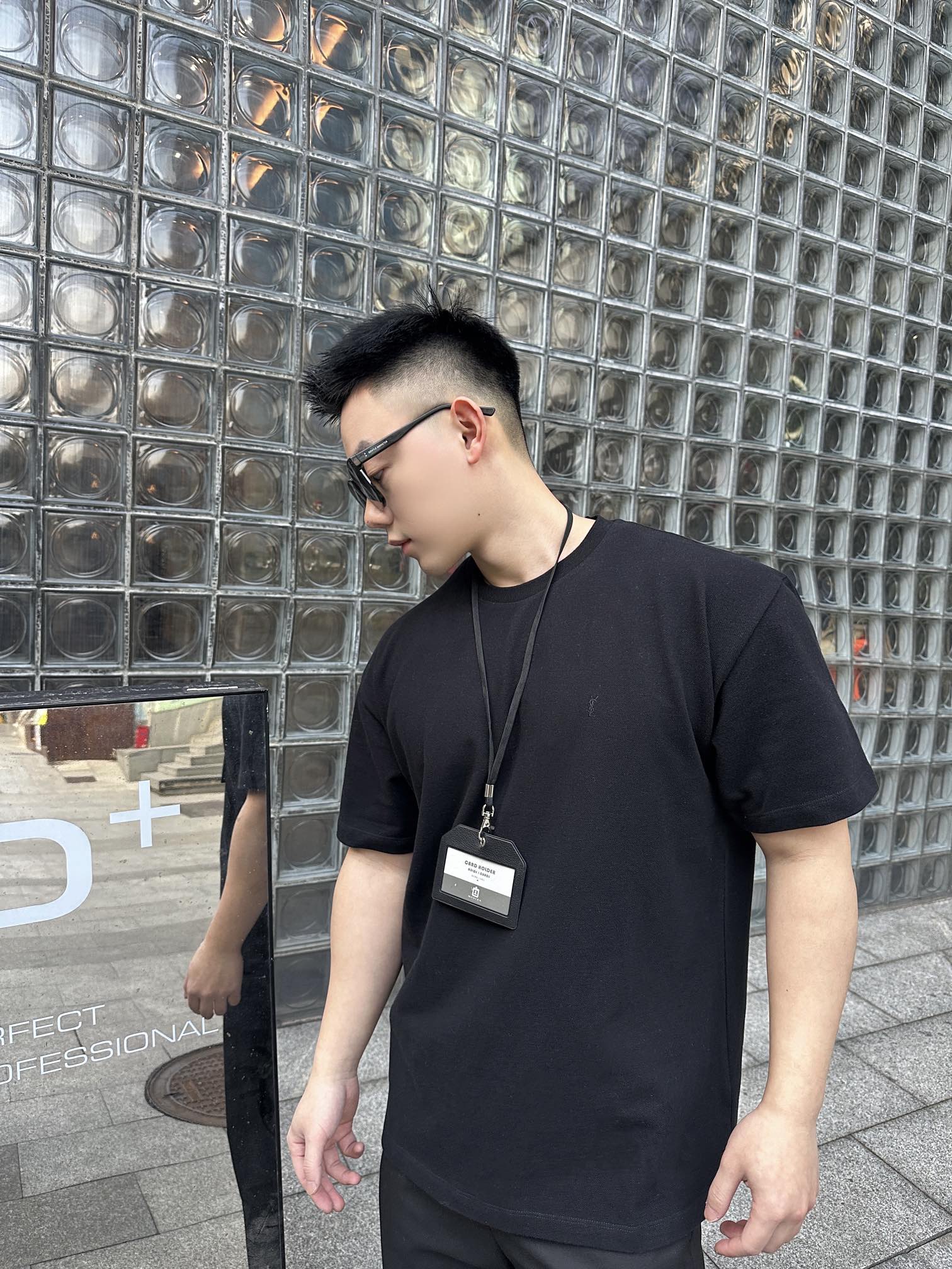 2026 New GS Embroidered Logo T-Shirt (25137-A05)