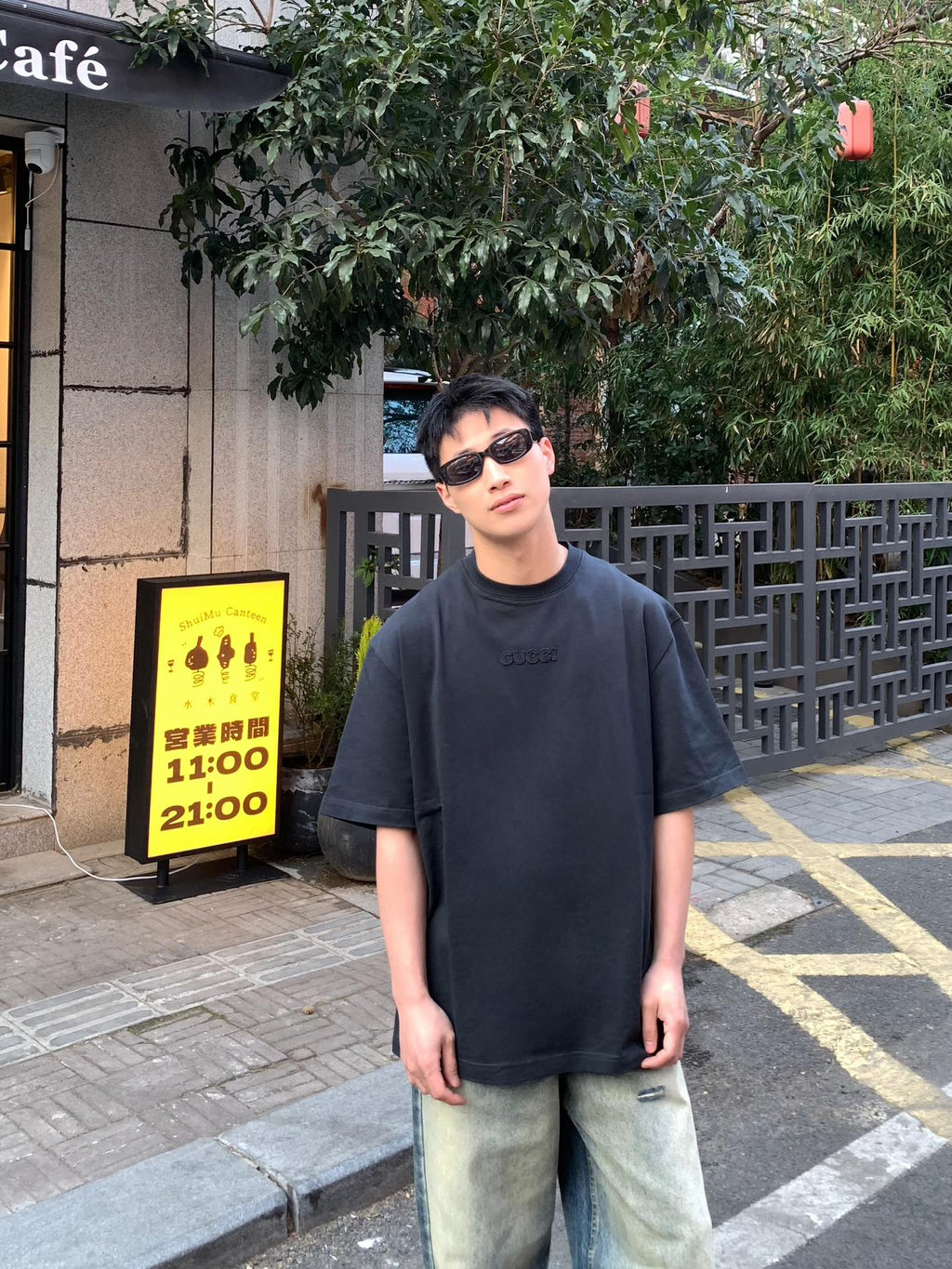 2026 New GS Logo Embroidered Short-Sleeved T-Shirt (25139-A15)