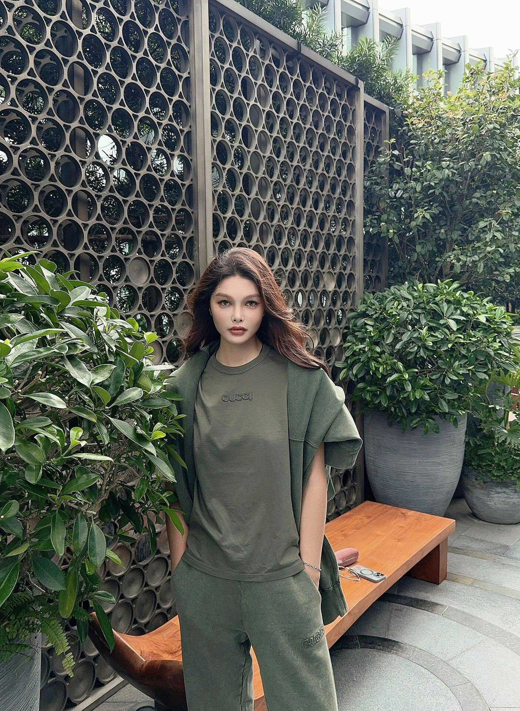 2026 New GS Logo Embroidered Short-Sleeved T-Shirt (25139-A15)