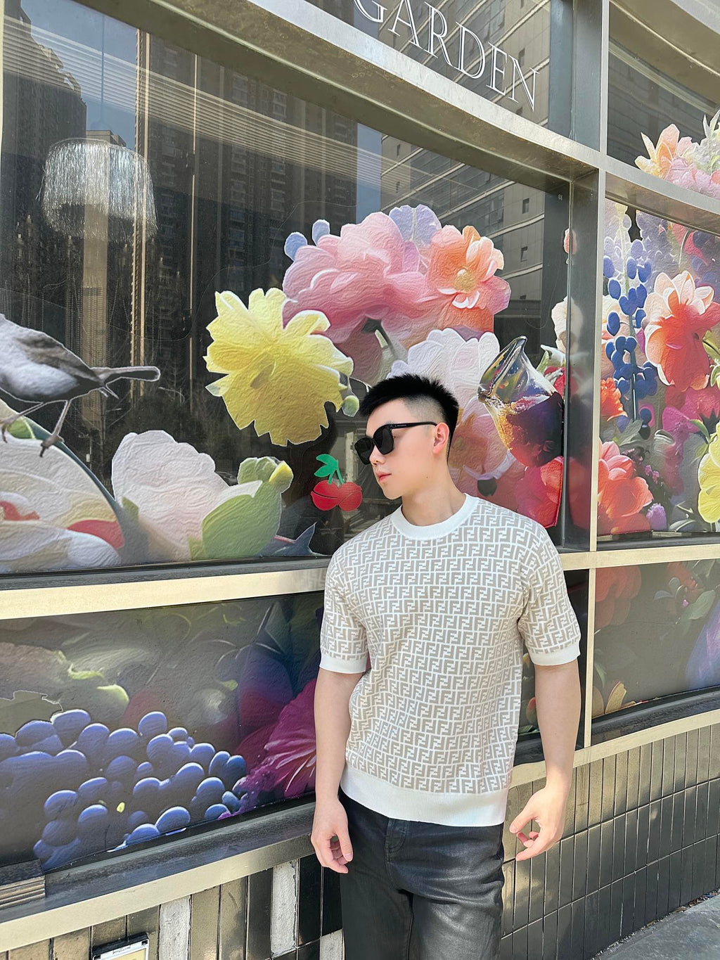 2026 New GS All-Over Print FF Knit Short-Sleeve (25155-A75)