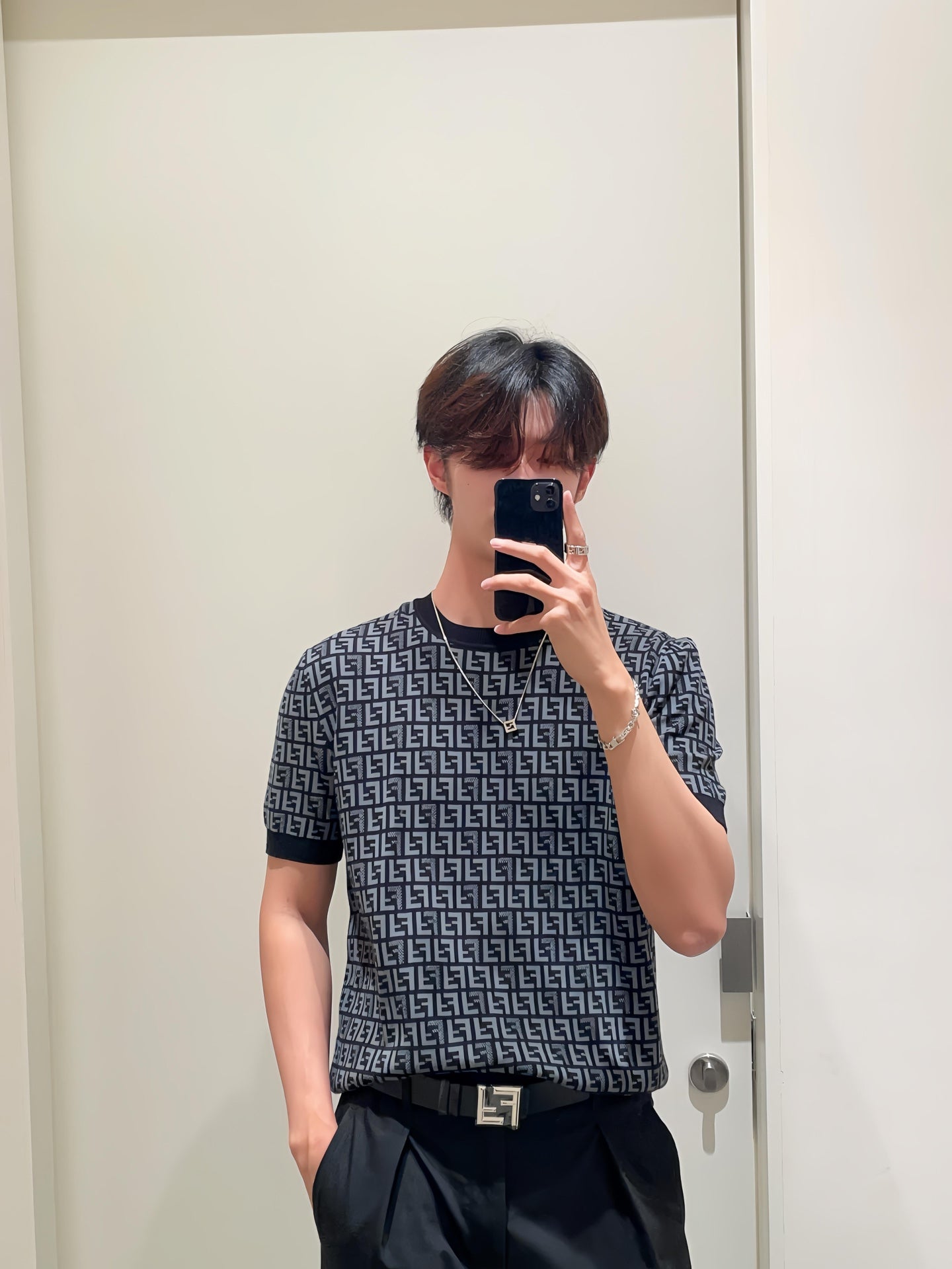 2026 New GS All-Over Print FF Knit Short-Sleeve (25155-A75)
