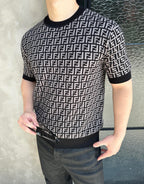 2026 New GS All-Over Print FF Knit Short-Sleeve (25155-A75)