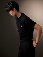 2026 New GS Short-Sleeved Shirt with Gold Logo Embroidery (25166-A05)
