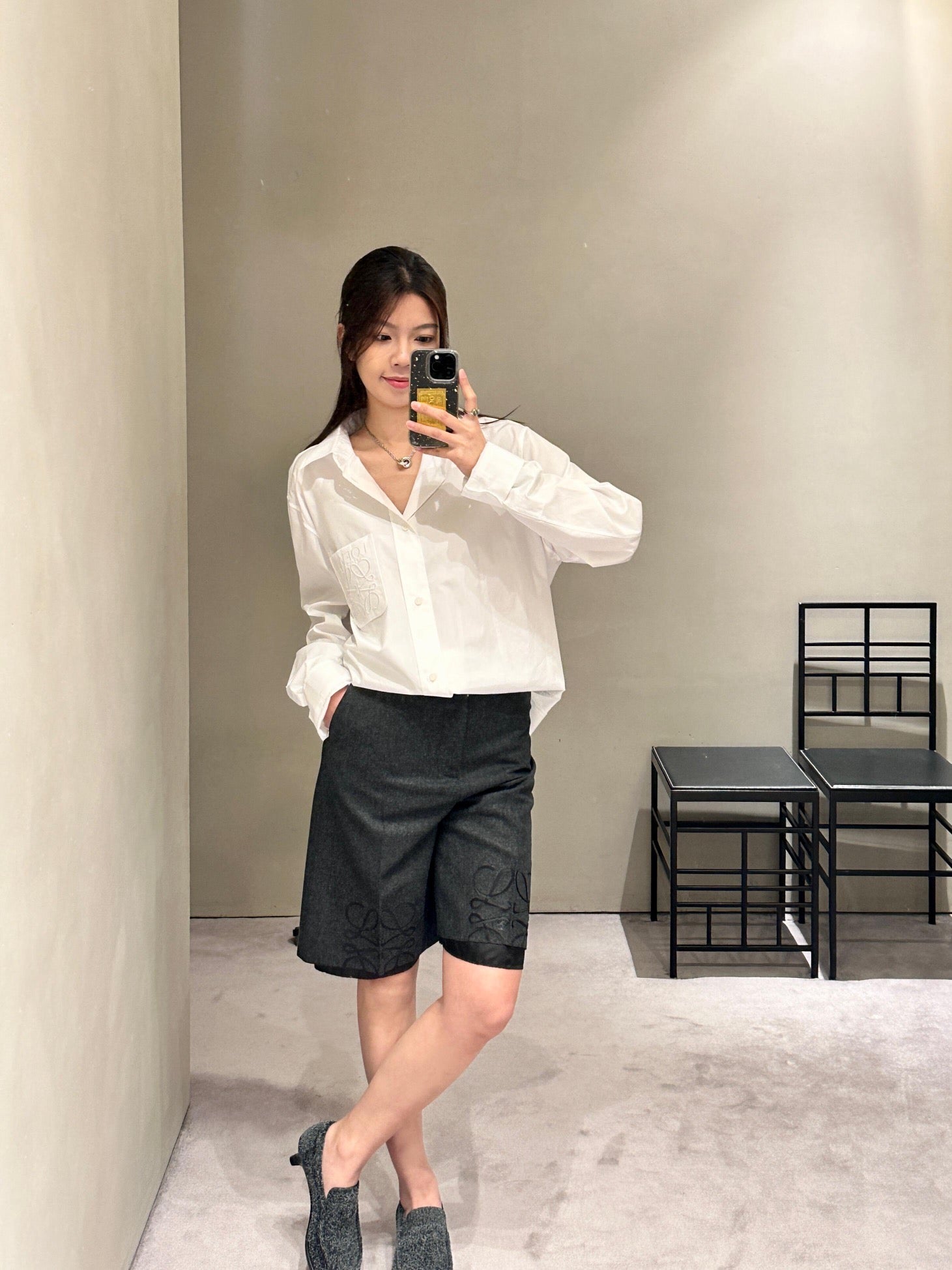 2026 New GS Flannel Shorts (MM033-B10)