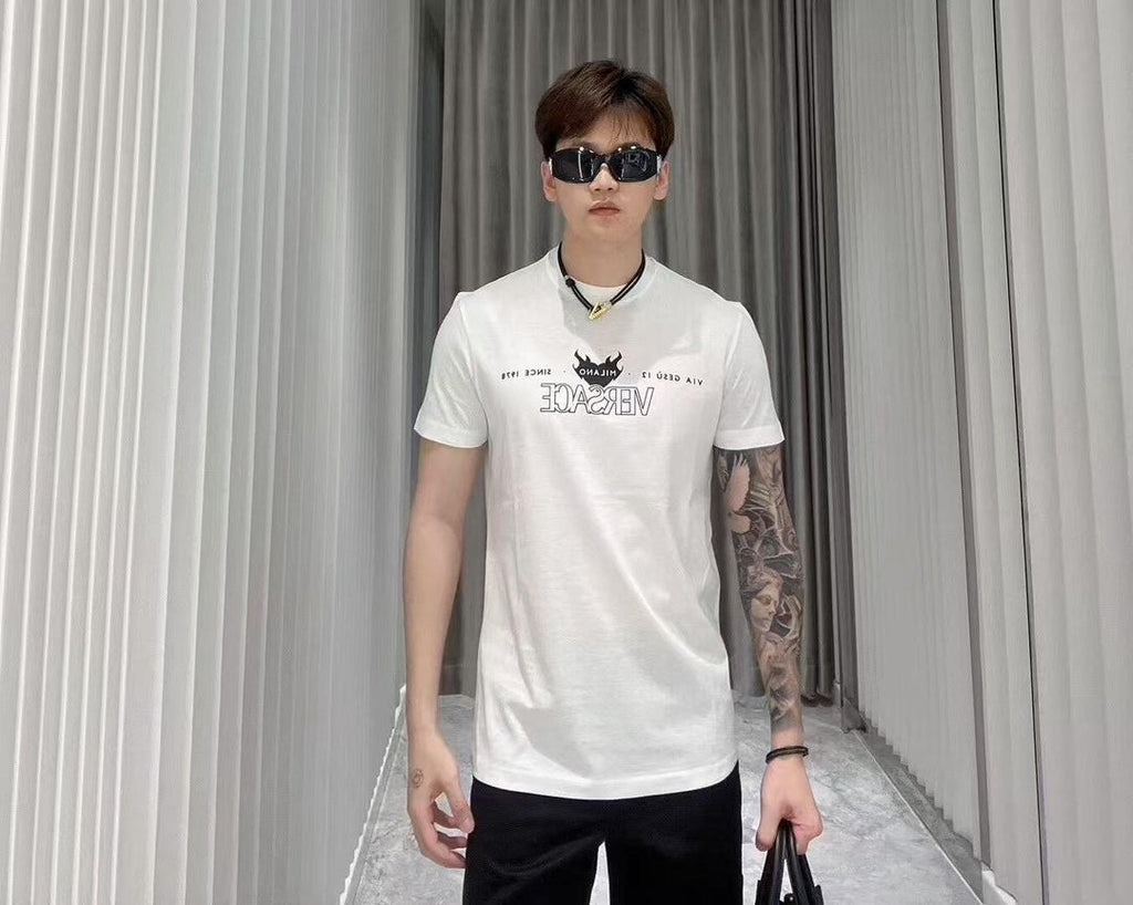 2026 New GS Printed Logo Short-Sleeved T-Shirt (25177-A05)