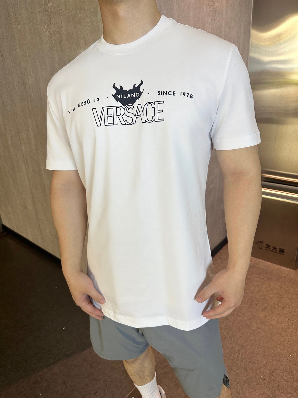 2026 New GS Printed Logo Short-Sleeved T-Shirt (25177-A05)