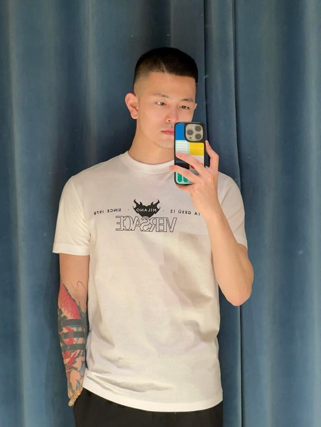 2026 New GS Printed Logo Short-Sleeved T-Shirt (25177-A05)