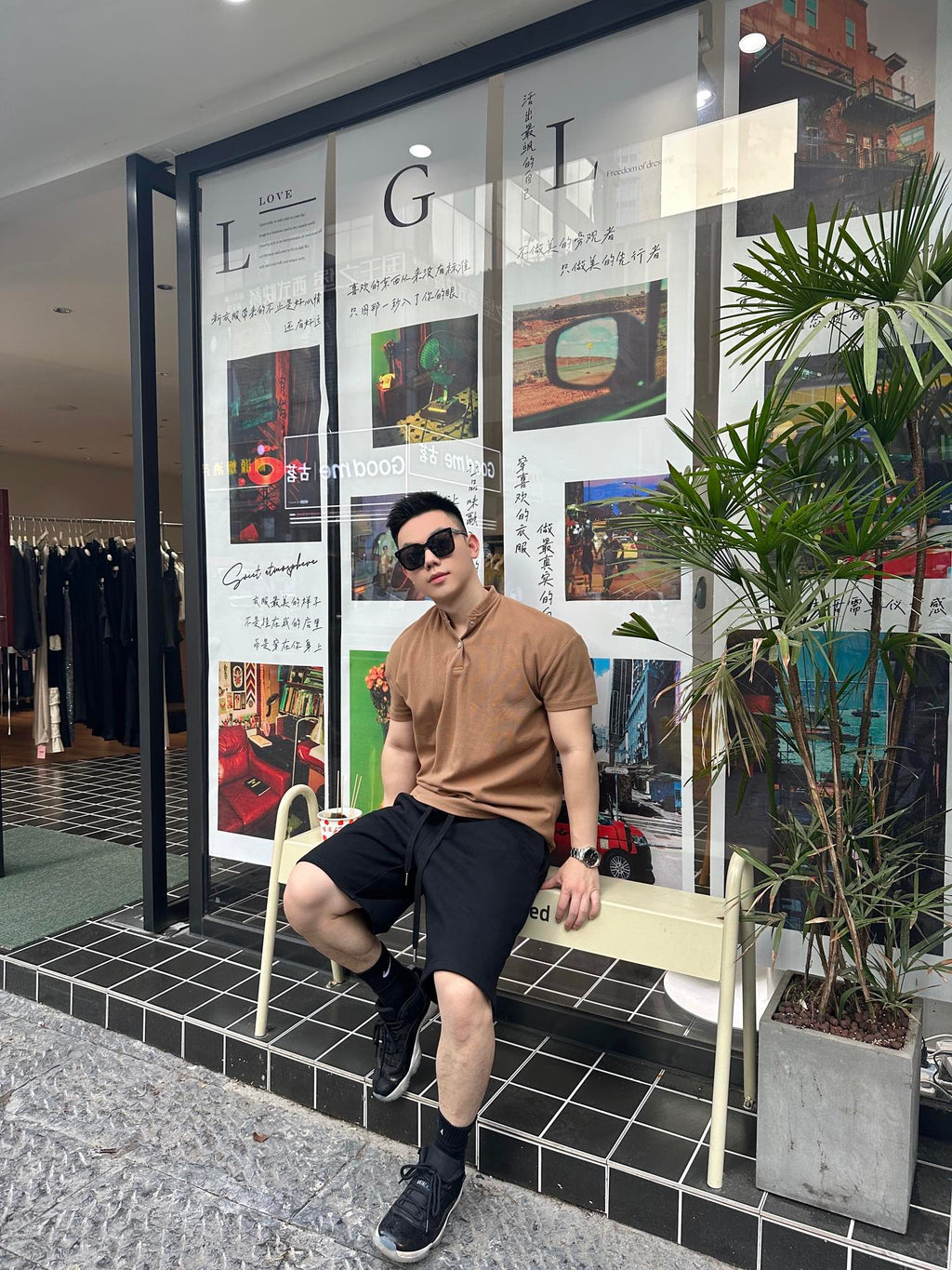 2026 New GS  Heart Embroidered Shorts (MM037-A50)
