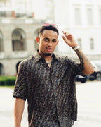 2026 New GS All-Over Print Short-Sleeved Shirt (25129-A90)