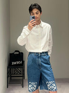 2026 New GS Tannin Denim Shorts (MM032-B50)