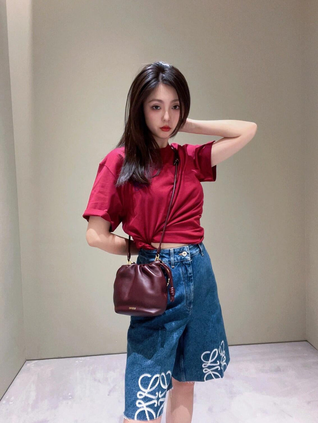 2026 New GS Tannin Denim Shorts (MM032-B50)