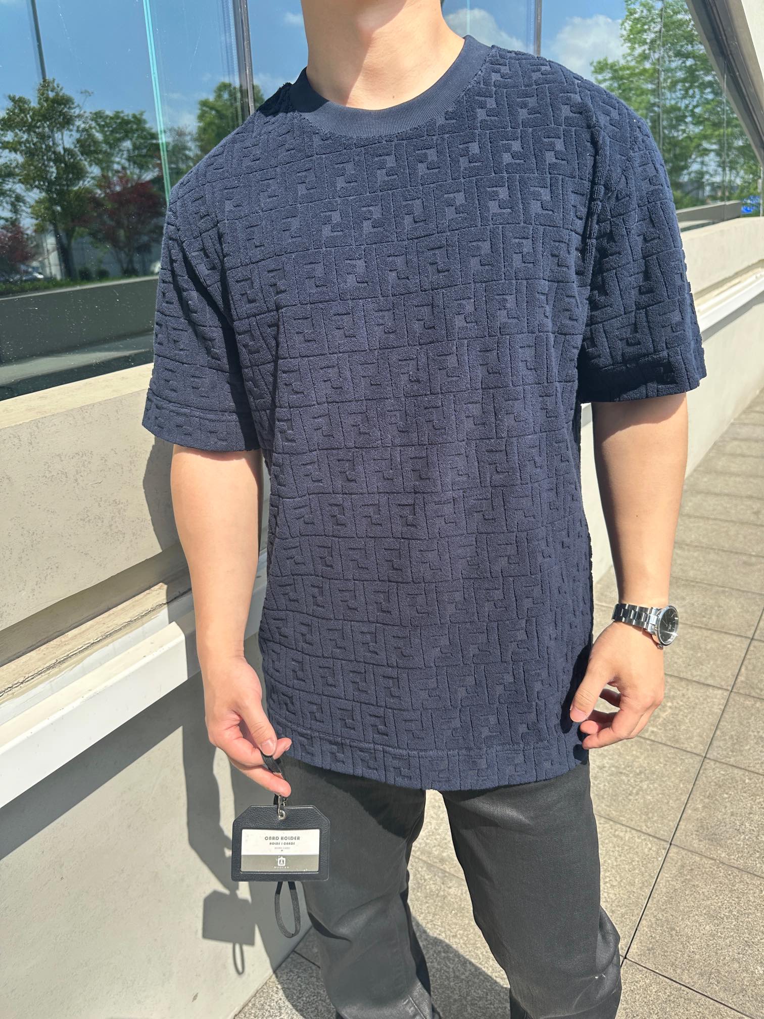 2026 New GS Logo Embossed Short-Sleeve Shirt (25161-A20)