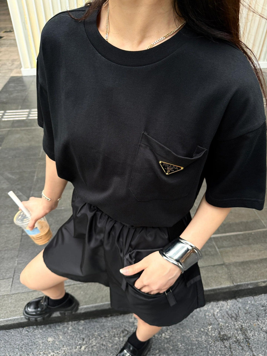 2026 New GS Pocket Triangle Label Short-Sleeve Shirt (25247-A20)