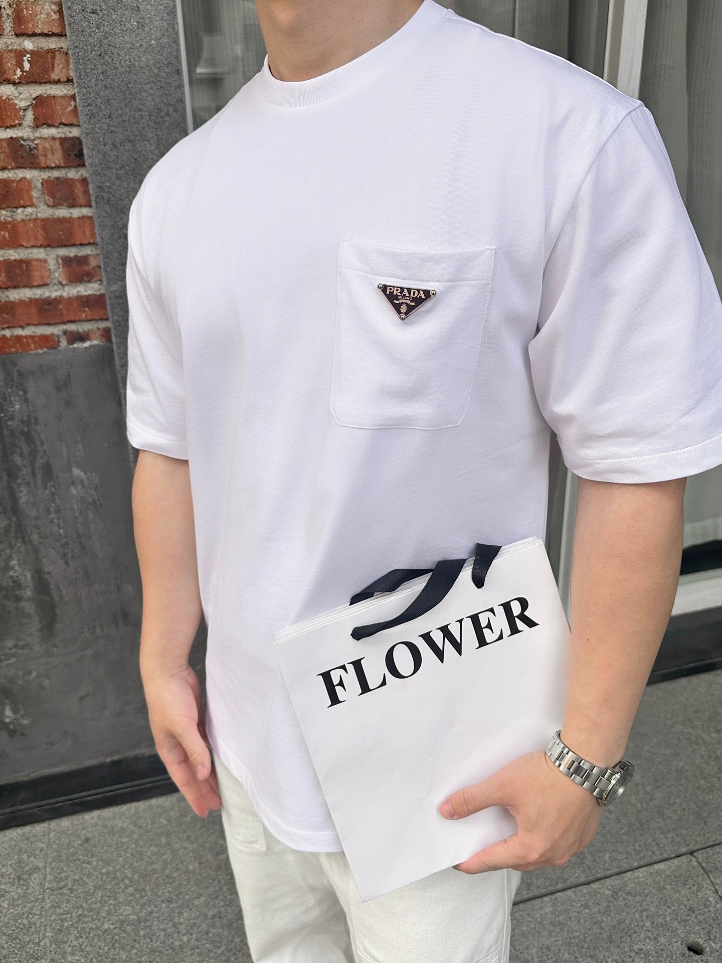 2026 New GS Pocket Triangle Label Short-Sleeve Shirt (25247-A20)