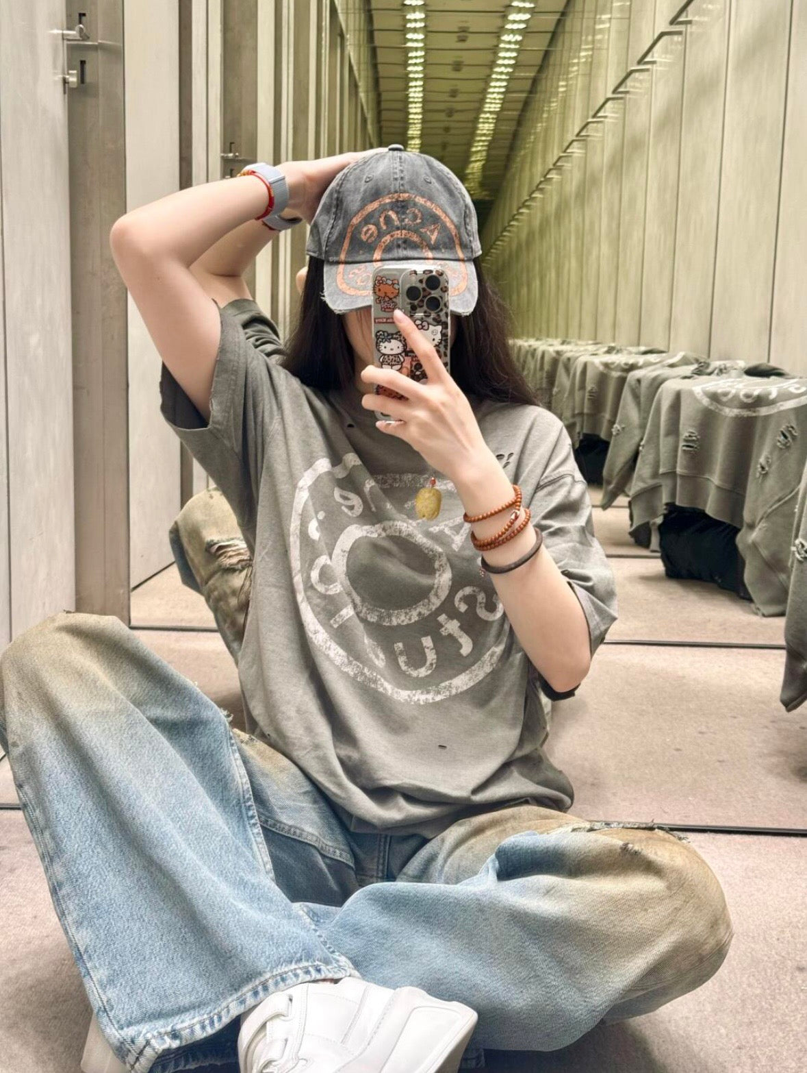 2026 New Arrival GS Distressed Ripped T-Shirt (25184-A20)