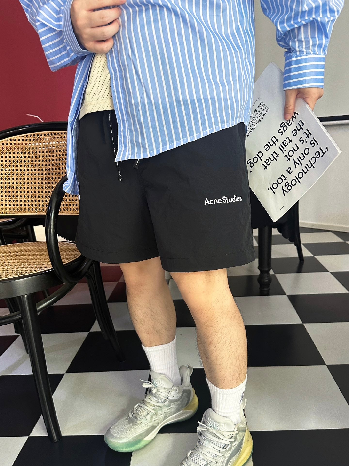 2026 New GS Logo Shorts (25235-A60)