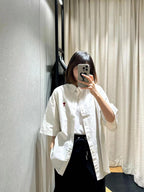 2026 New GS  Embroidered Box-Cut Shirt (MM066-A55)