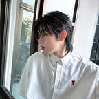 2026 New GS  Embroidered Box-Cut Shirt (MM066-A55)
