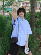 2026 New GS  Embroidered Box-Cut Shirt (MM066-A55)
