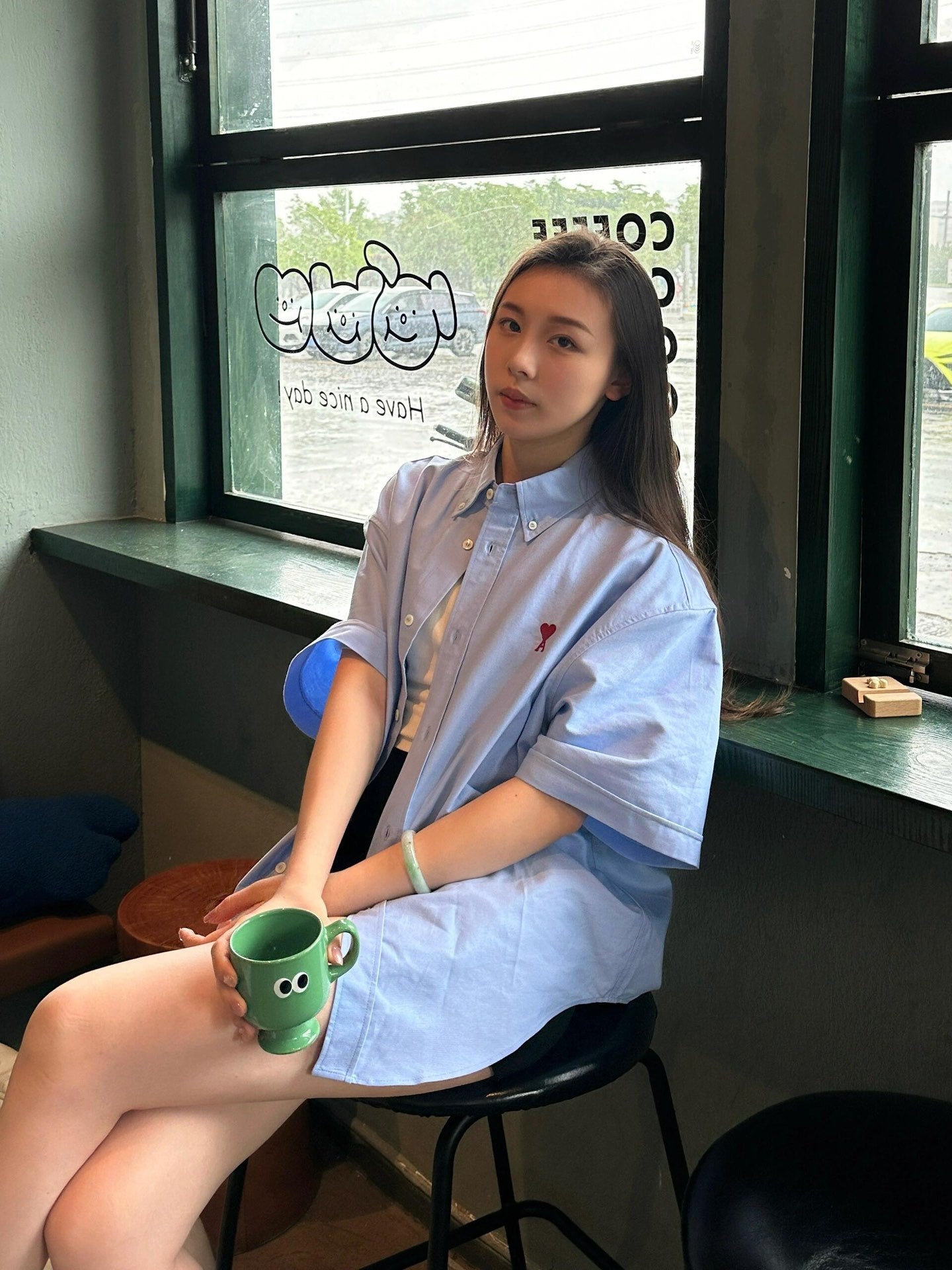 2026 New GS  Embroidered Box-Cut Shirt (MM066-A55)