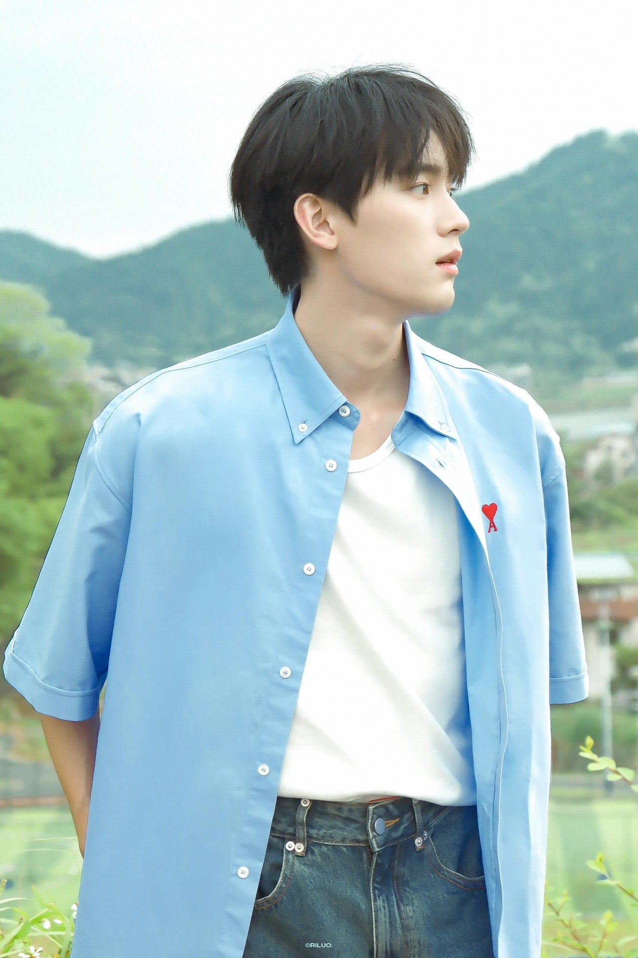 2026 New GS  Embroidered Box-Cut Shirt (MM066-A55)