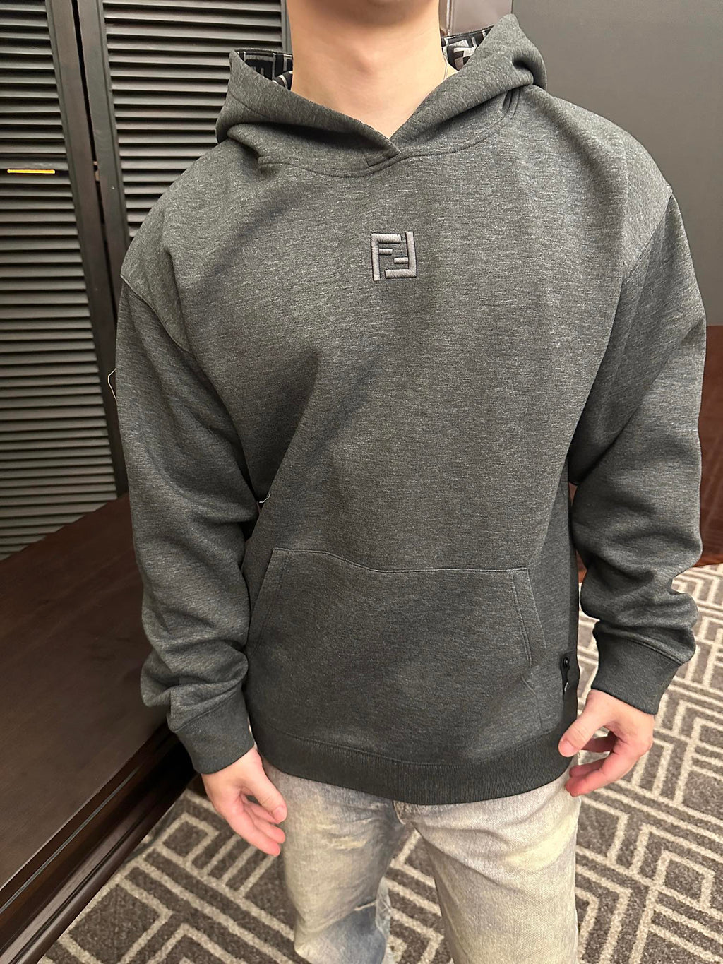 2026 New GS Embroidered Hooded Sweatshirt (25198-B15)