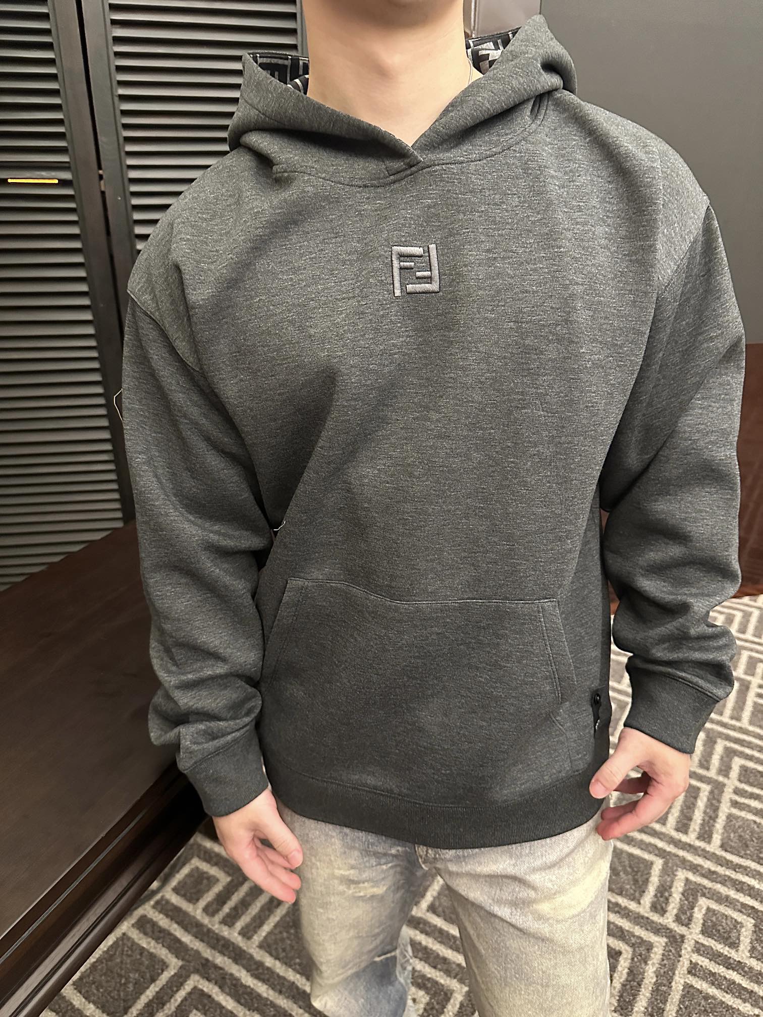 2026 New GS Embroidered Hooded Sweatshirt (25198-B15)