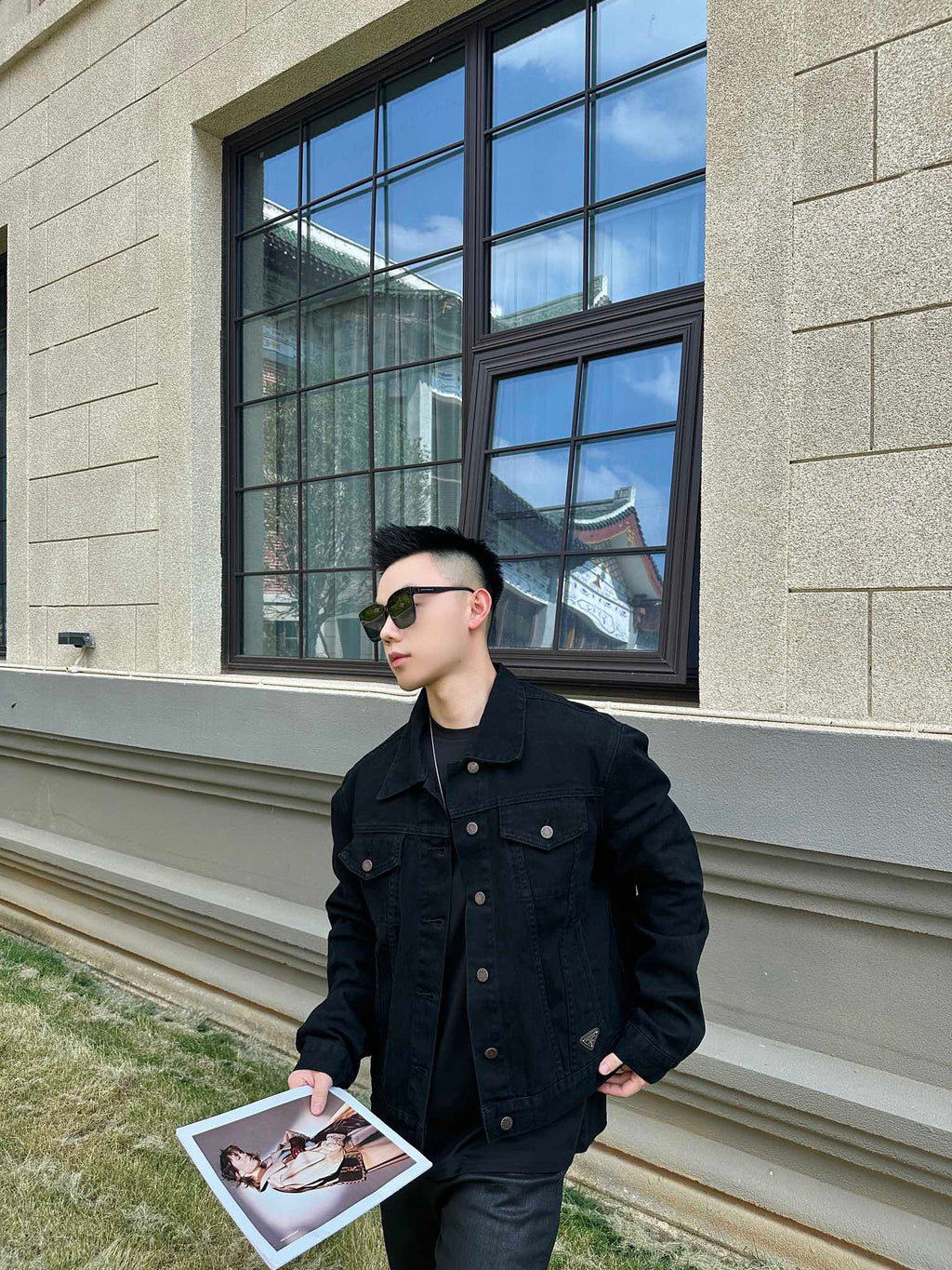 2026 New GS Logo Denim Jacket (25301-B80)