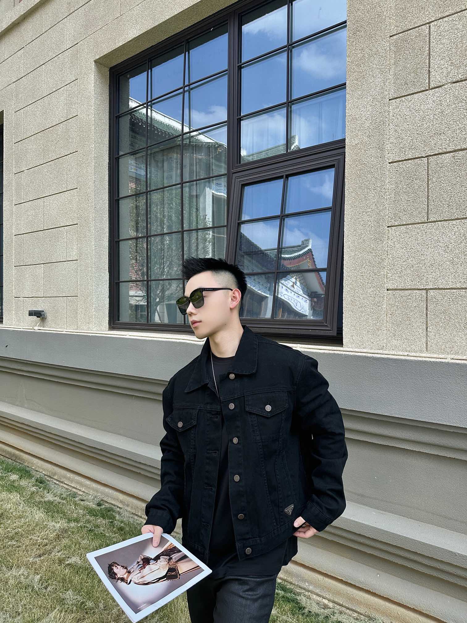2026 New GS Logo Denim Jacket (25301-B80)