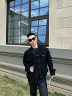 2026 New GS Logo Denim Jacket (25301-B80)