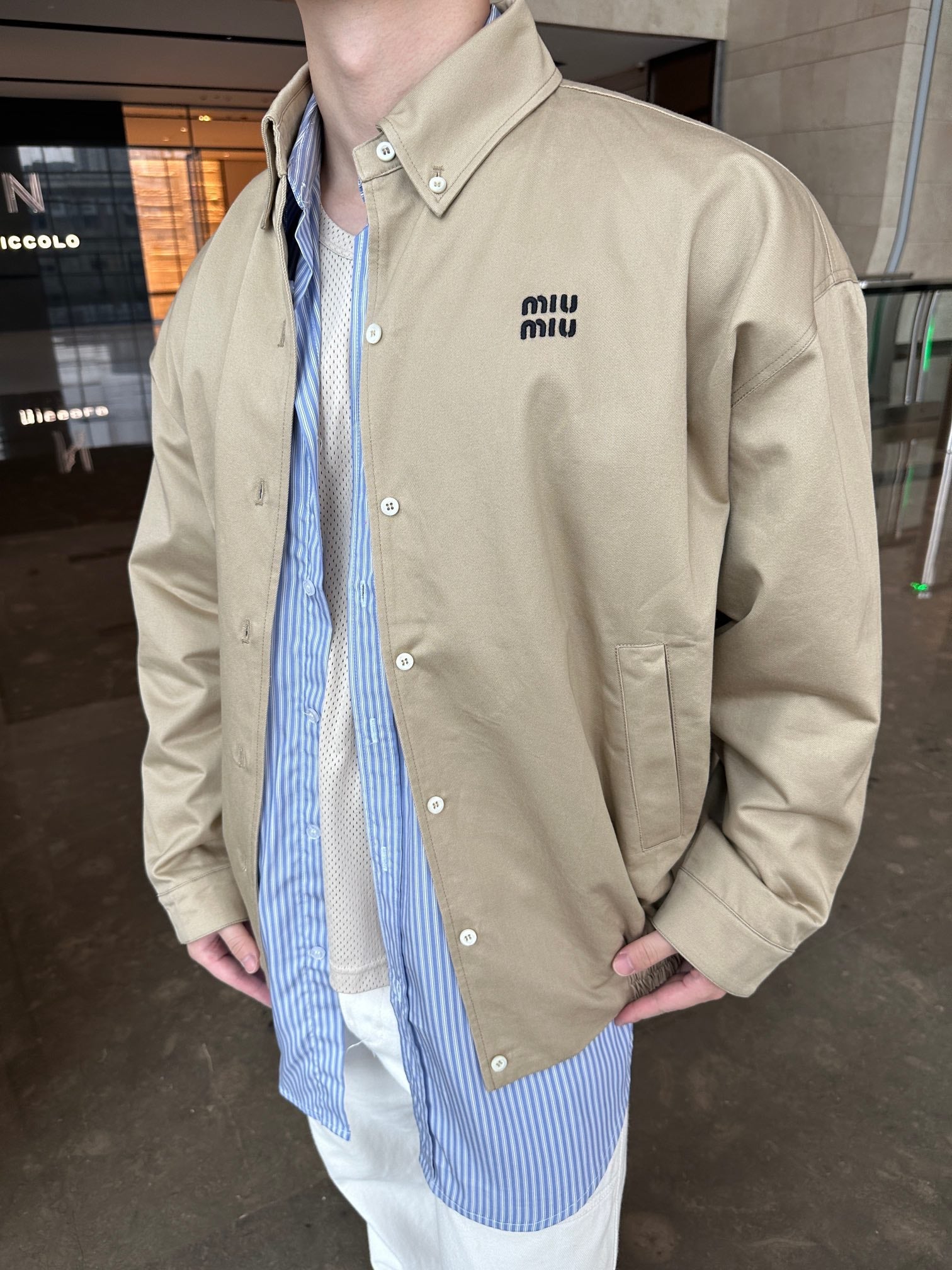 2026 New GS Embroidered Button-Up Jacket (25250-C25)