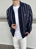 2026 New GS Striped Embroidered Long-Sleeved Jumper (25318-B95)