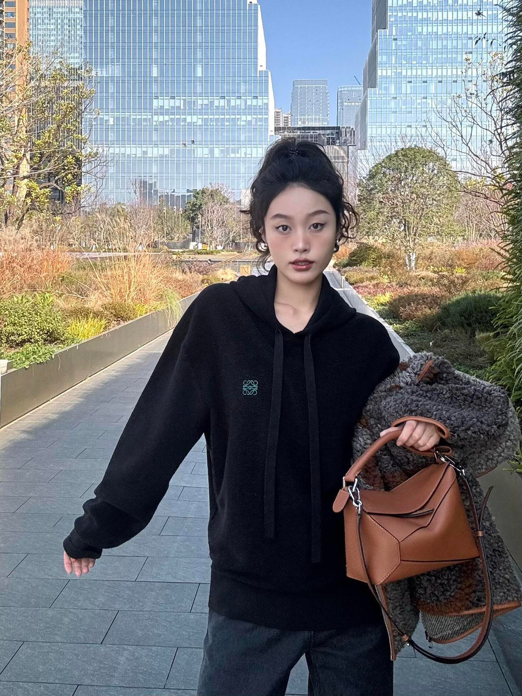 2026 New GS Embroidered Hooded Jumper (25186-B75)