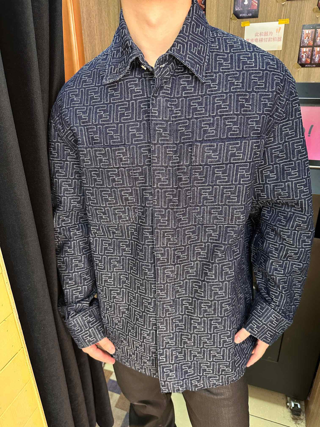2026 New GS Plaid Denim Jacket (25322-B70)