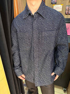 2026 New GS Plaid Denim Jacket (25322-B70)