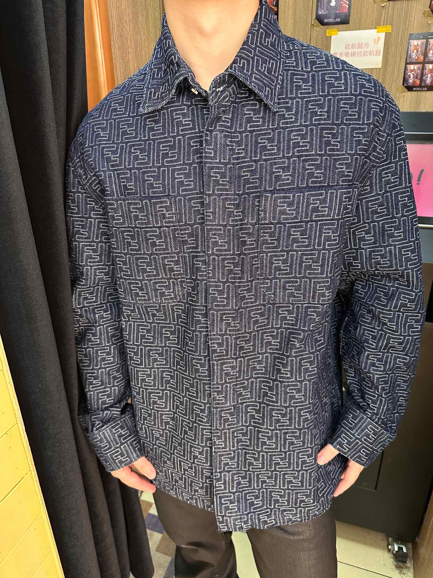 2026 New GS Plaid Denim Jacket (25322-B70)