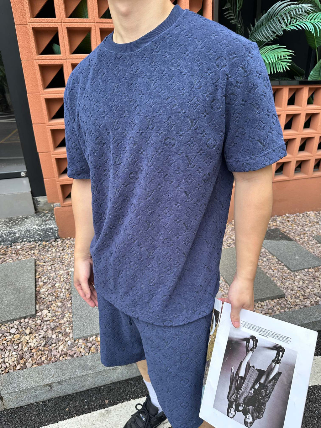 2026 New GS Textured Terry Shorts (55015-A55)