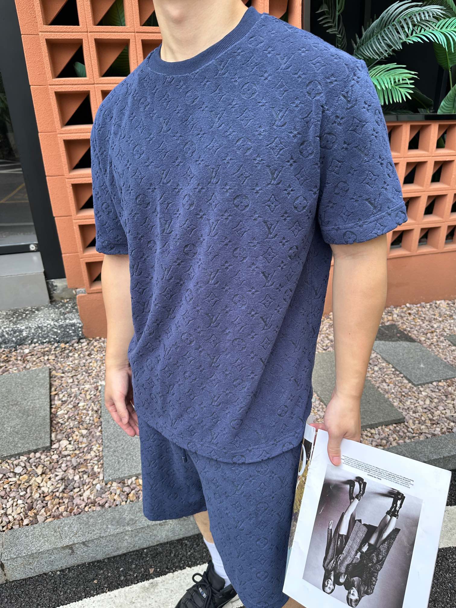 2026 New GS Textured Terry Shorts (55015-A55)