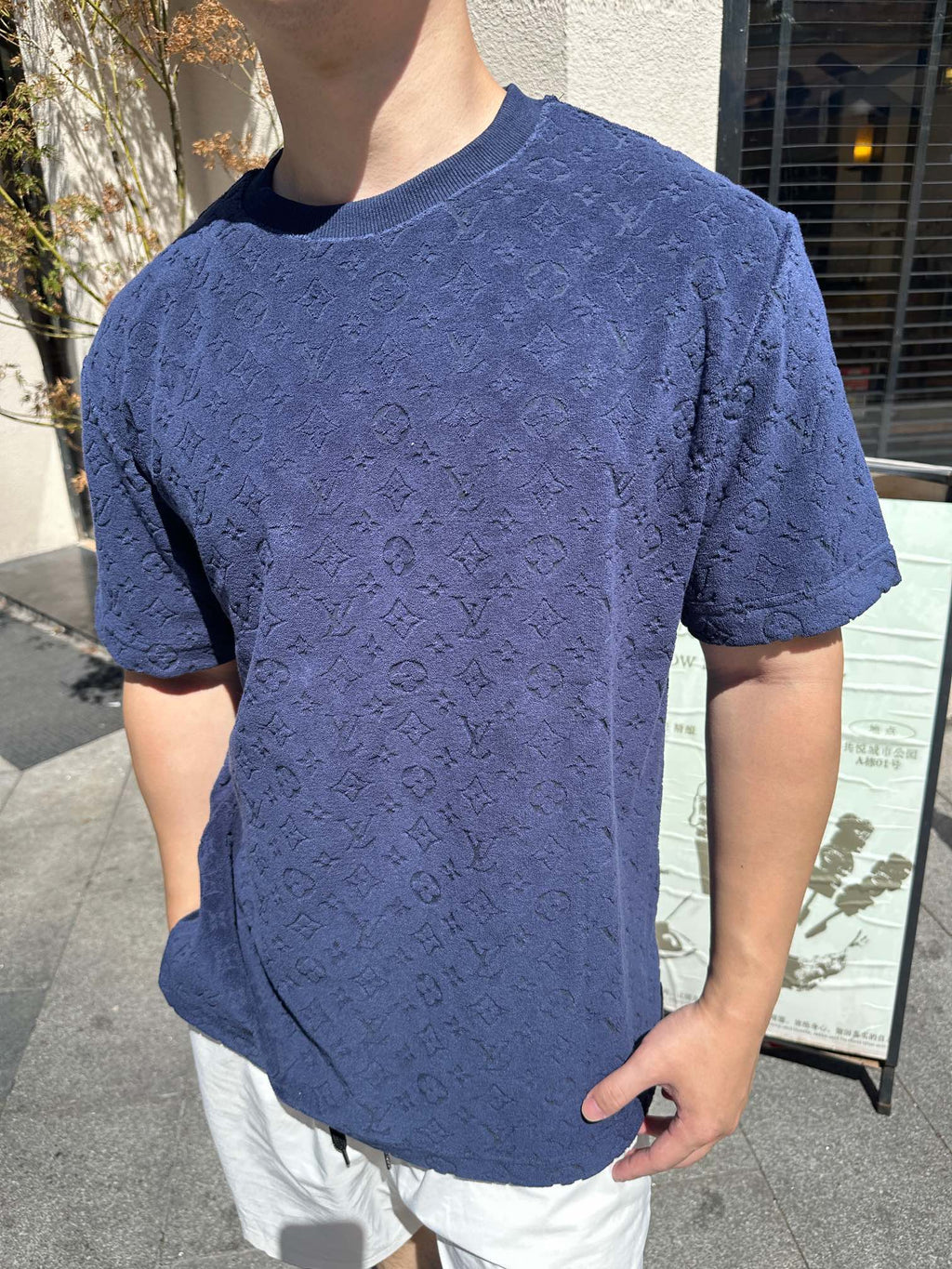 2026 New GS Embossed Terry T-Shirt (25325-A20)