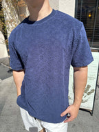 2026 New GS Embossed Terry T-Shirt (25325-A20)