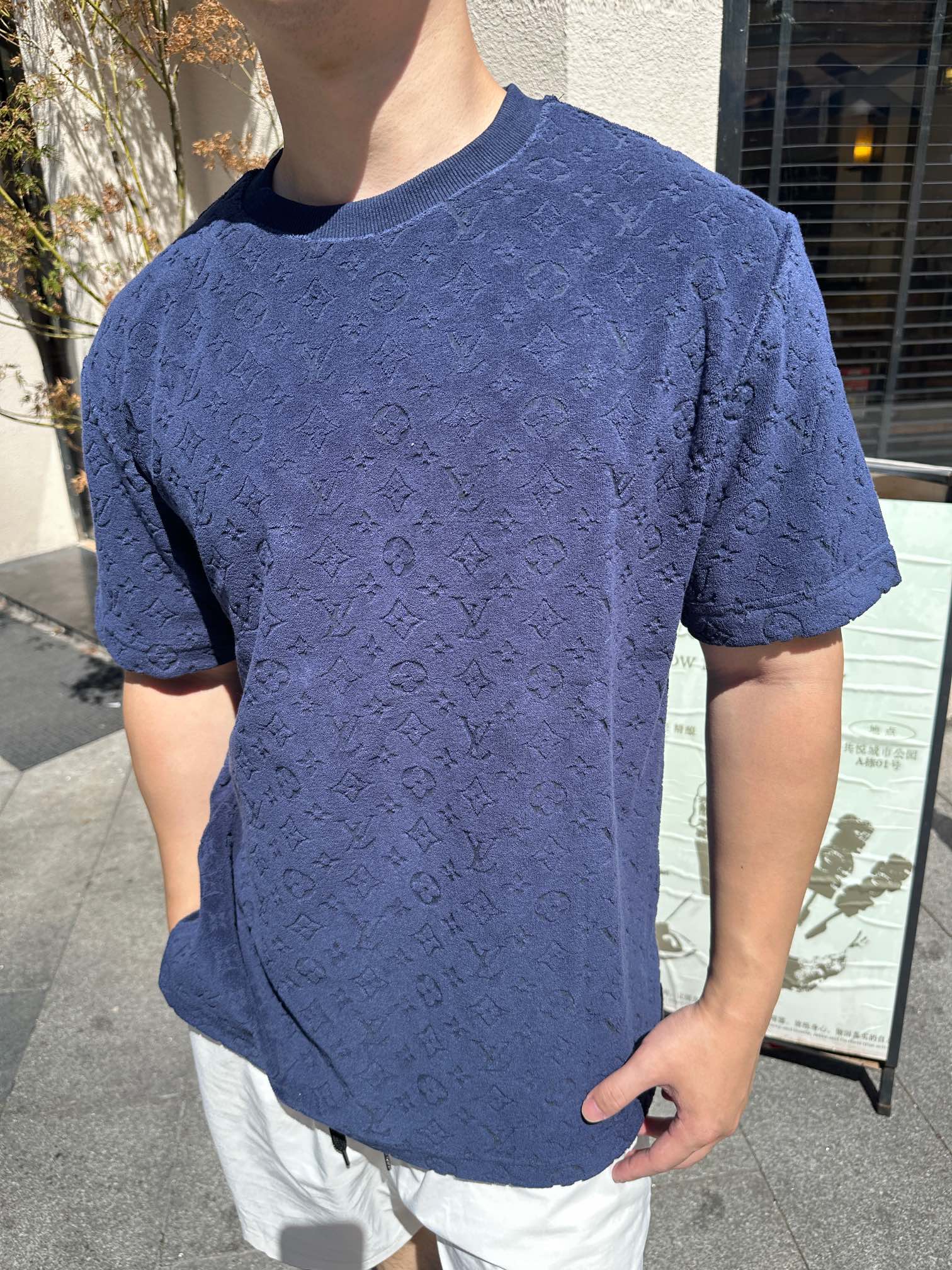 2026 New GS Embossed Terry T-Shirt (25325-A20)
