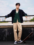 2026 New GS Embroidered Corduroy Jacket (25271-B90)