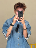 2026 New GS Denim Short-Sleeved Shirt (MM095-B35)