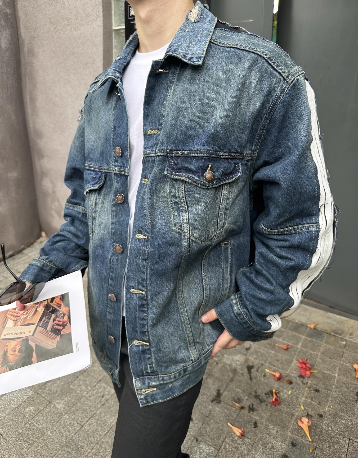 2026 New GS CUT-UP Denim Jacket (MM078-C40)