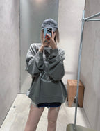 2026 New GS Distressed Logo Sweatshirt with Holes (25310-B20)